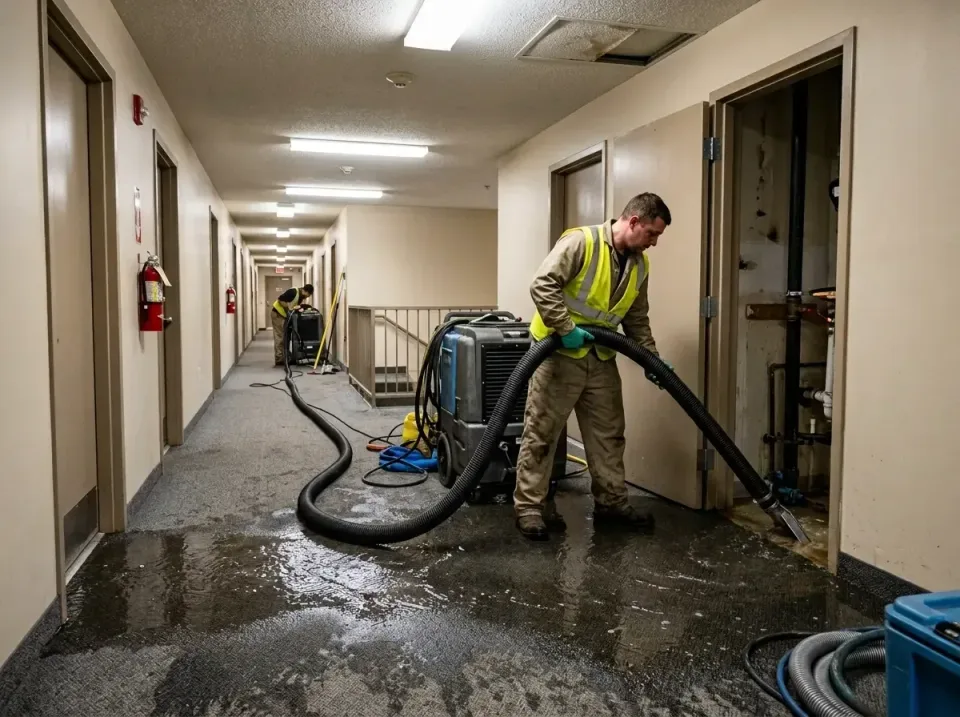 multi-unit-apartment-hallway-f-005 — frequently asked questions, Emergency Burst Pipe Water Extraction & Removal in Trail Cr…